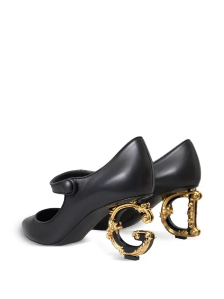 Pantofi cu toc Dolce & Gabbana din piele negru