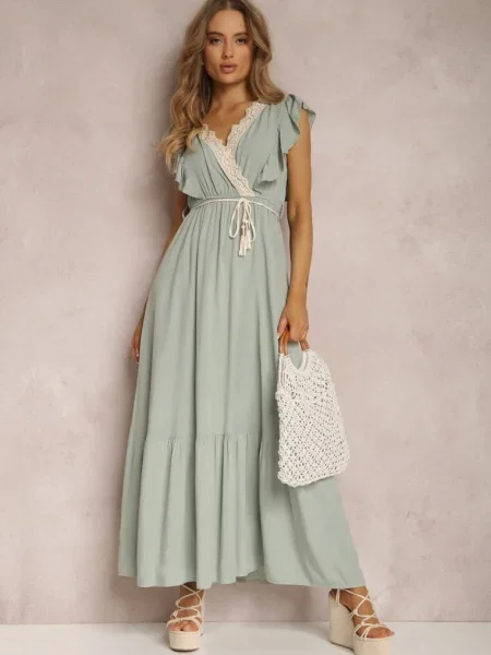 Rochie Mentă Ampanie verde