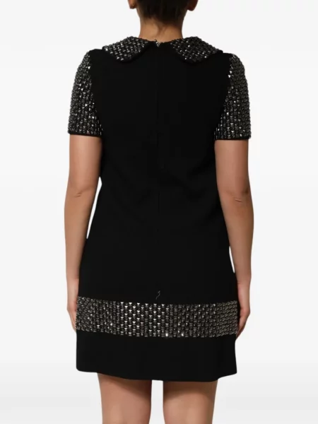 Gulerat rochie mini Dolce & Gabbana negru