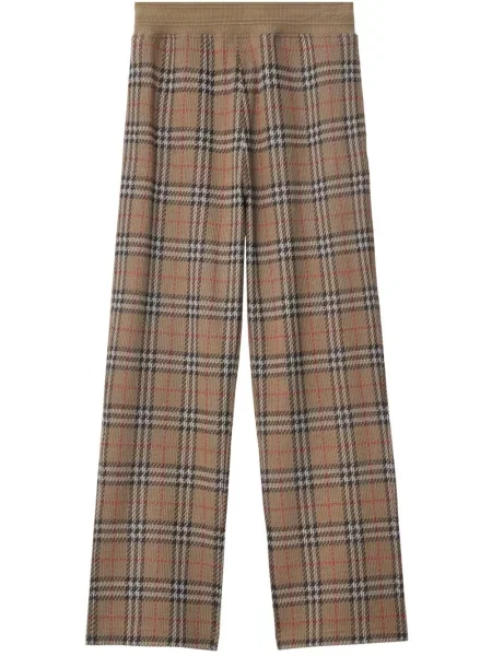 Pantaloni Burberry în carouri