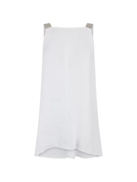 Kryształ górski sukienka mini Fabiana Filippi garniturowa biała