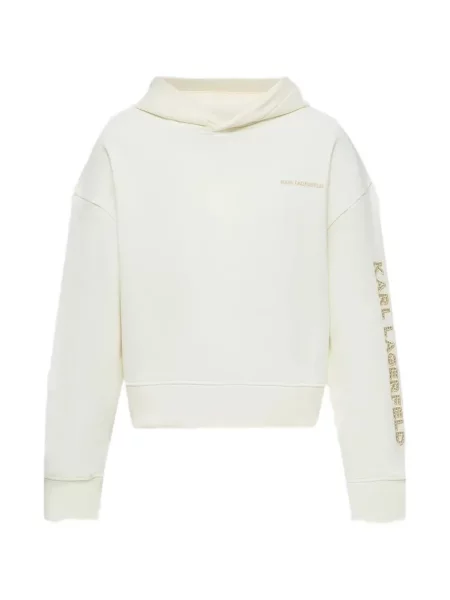 Суичър с качулка Karl Lagerfeld бродиран