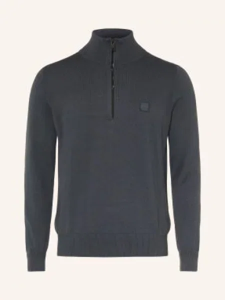 Boss Sweter Kanobix_S O Regularnym Kroju blau granatowy