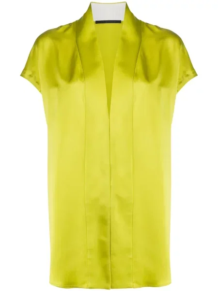 Bluză Haider Ackermann cu decolteu în V verde