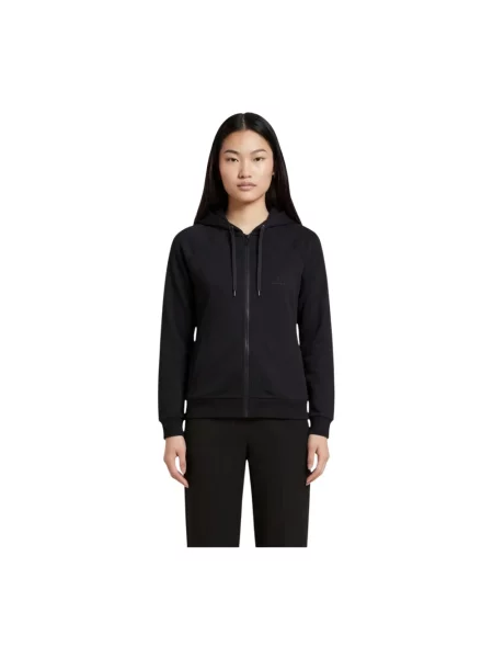 Bluza z kapturem Armani z kapturem czarna