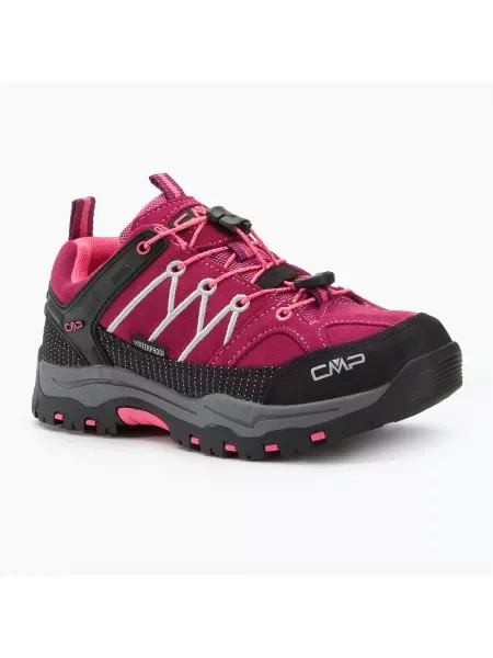 Buty trekkingowe dziecięce Rigel Low skóra wodoodporne szare