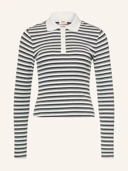 Levi's® Žerzejová Polokošile Rory černá bílá