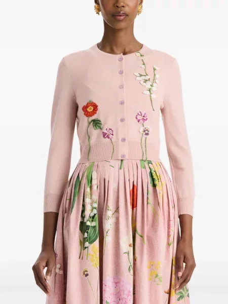 Cardigan Oscar De La Renta roz