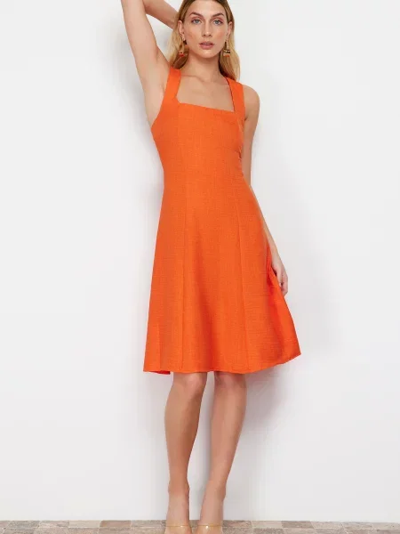 Rochie mini Trendyol portocaliu