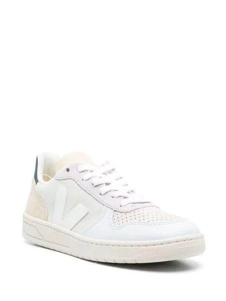 Sneakersy Veja V-10 zamszowe zielone