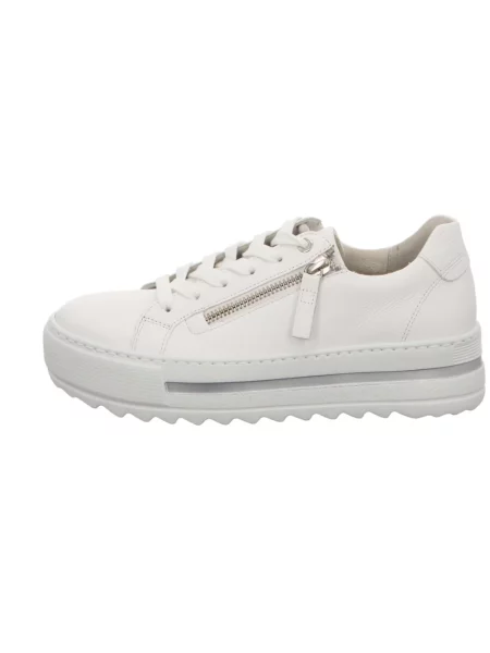 Sneakersy Gabor sznurowane białe