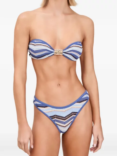 Bikini Devon tricotate albastru