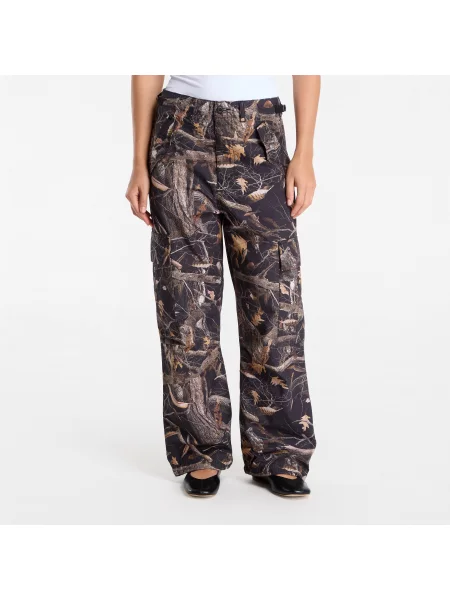 Панталони Carhartt WIP Osborn Cargo Pant UNISEX Camo Feather Tree Black Rinsed XXL черно