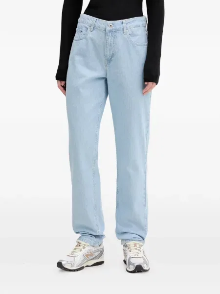 Blugi Karl Lagerfeld Jeans cu autograf albastru