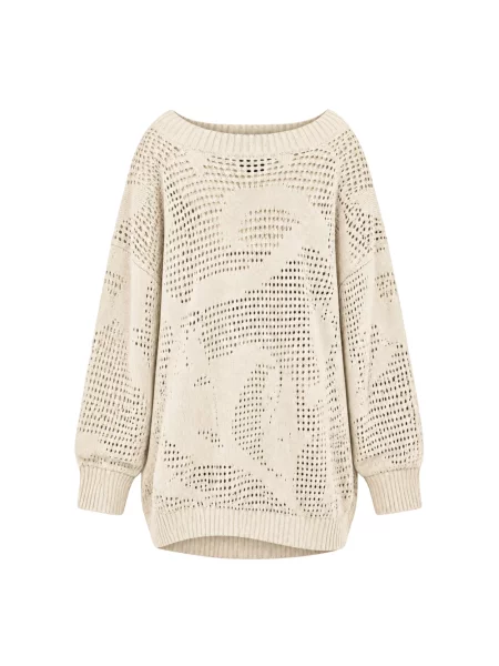 Sweter Akep z kaszmiru beżowy
