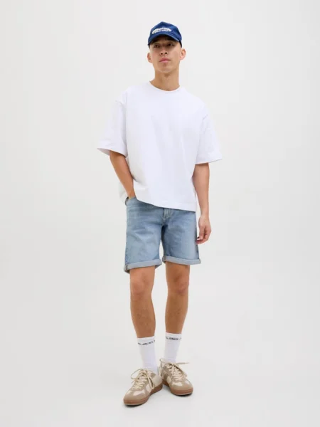 JACK & JONES Džinsai JJIRICK JJIEVAN tamsiai džinso mėlyna