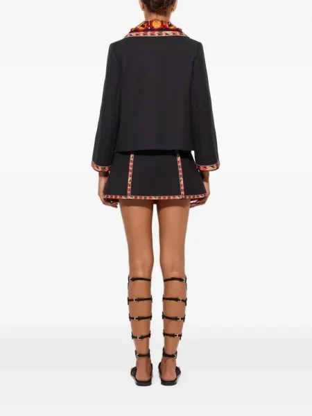 Gulerat geacă Pucci negru