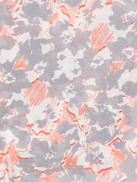 Fular Marc O'polo cu model floral cu imagine alb