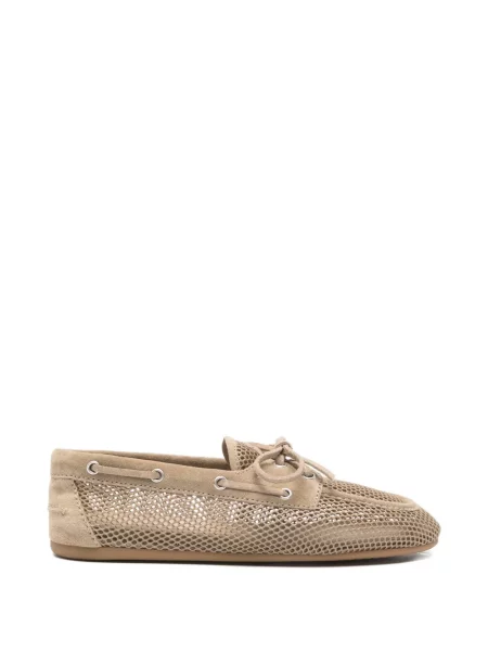 Pantofi loafer Miu Miu din piele maro