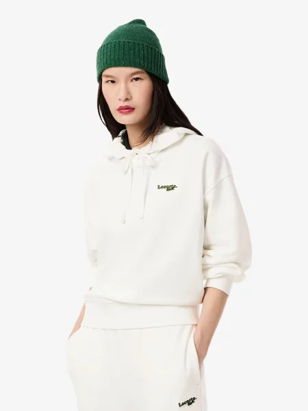 Худі Lacoste білий