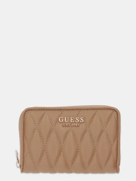 Портмоне Guess VALLA кафяво