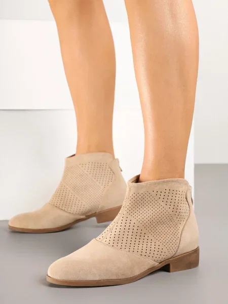 Botine Selianae închis bej