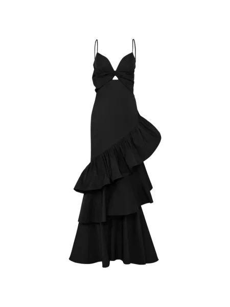 Rochie maxi Johanna Ortiz cu volane negru