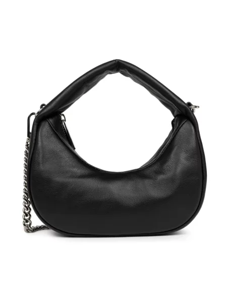 Torebka hobo Lancaster skórzana czarna