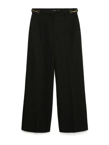 VERO MODA Pantaloni cu dungă VMREESE' negru