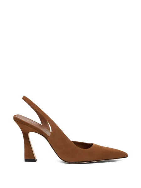 Pantofi cu toc Stuart Weitzman slingback maro