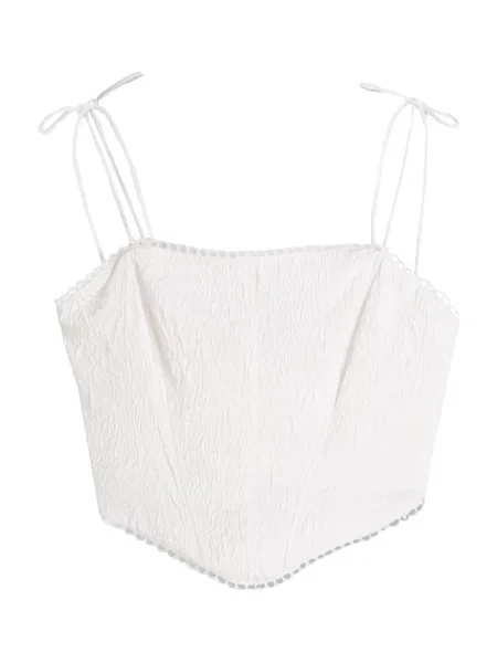 Bershka Top off-bela bela