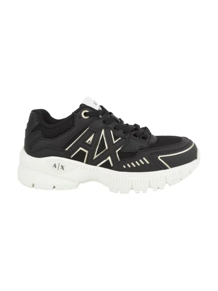 Sneakersy Armani Exchange czarne