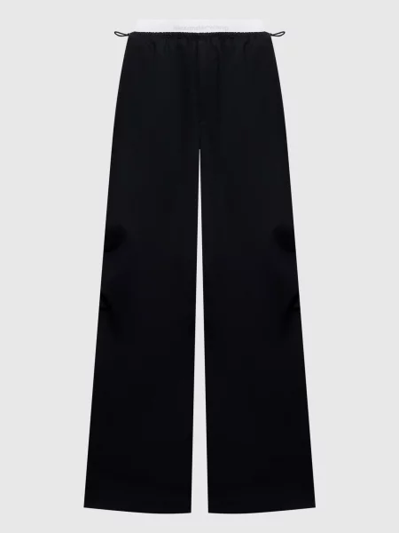 Штани з логотипом Alexander Wang чорні