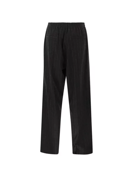 Pantaloni Brunello Cucinelli cu paiete negru