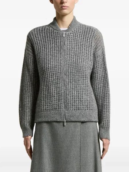 Cardigan Peserico tricotate gri