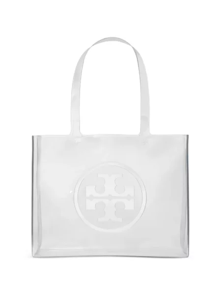 Geantă shopper Tory Burch alb