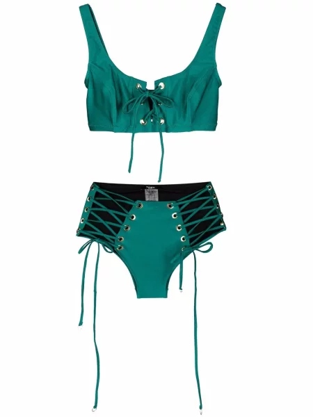 Bikini Noire Swimwear na ramiączkach zielony