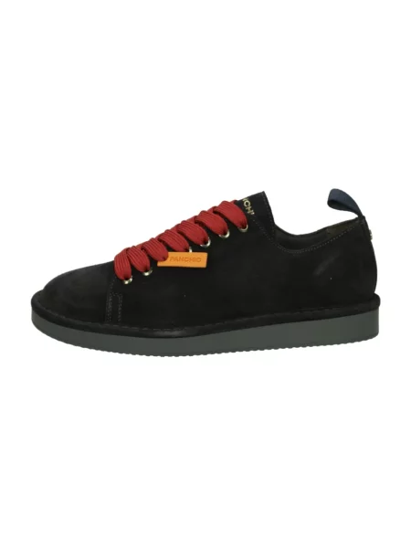 Sneakersy Panchic zamszowe sznurowane czerwone