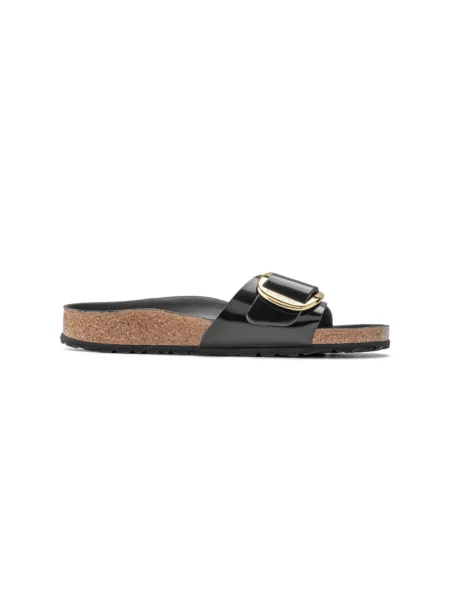 Trampki Birkenstock skórzane na sprzączkę czarne