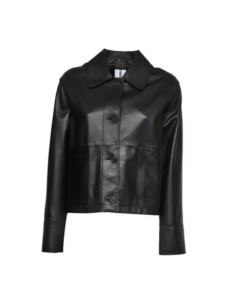 Kurtka skórzana S.w.o.r.d. 6.6.44 czarna