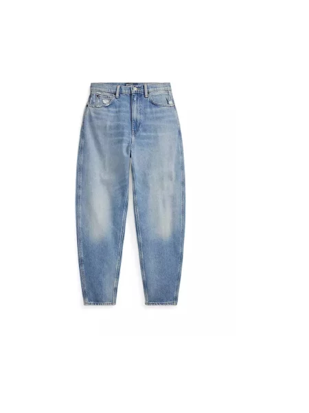 Polo Ralph Lauren Jeansy Mom Fit niebieski
