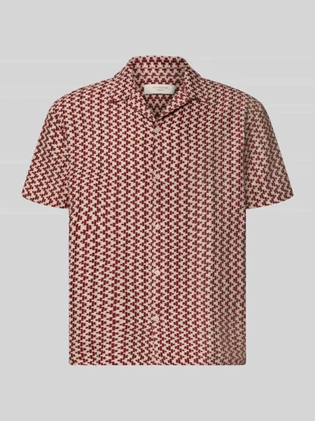 Koszula casualowa o kroju regular fit we wzorze na całej powierzchni model MONTAUK' Jack & Jones