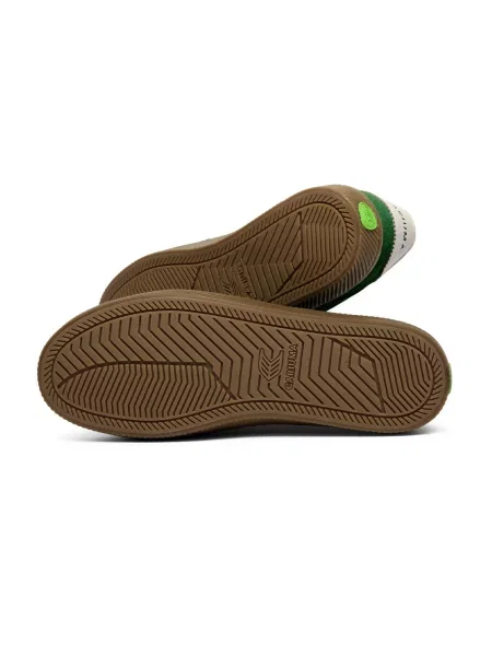 Sneakersy skórzane Cariuma TOCA And Suede Gum Green zielone