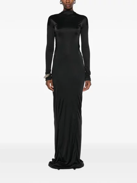 Lung rochie maxi Petar Petrov negru