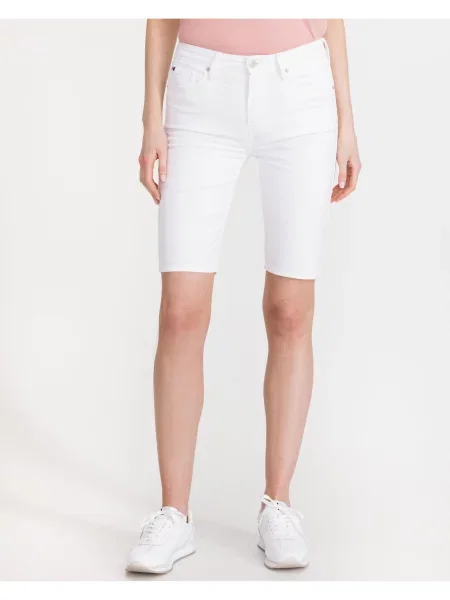 Pantaloni scurți Tommy Hilfiger alb
