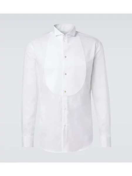 Cămașă Giorgio Armani din poplin alb