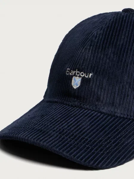 Czapka z daszkiem Barbour granatowa
