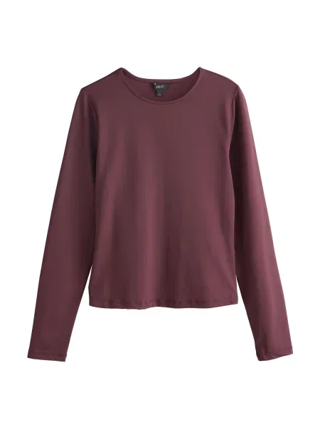 Next Tricou burgundy roșu