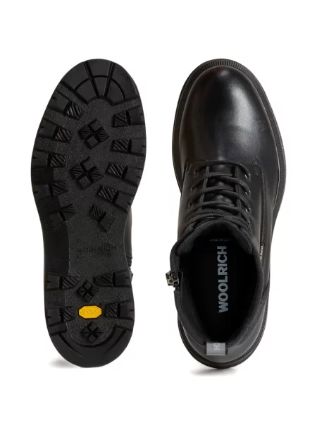 Botine Woolrich din piele negru