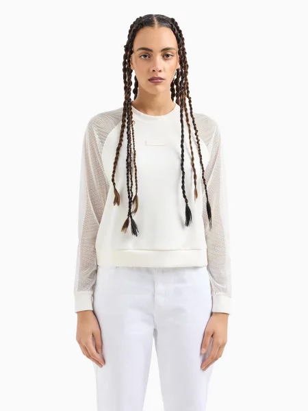 Світшот Armani Exchange білий